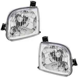 New Set Of 2 Fits For TOYOTA TUNDRA 2000-2004 Front Right & Left Side Headlight Assembly TO2502129, TO2503129