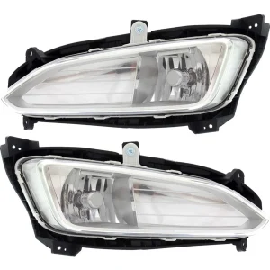 New Set Of 2 Fits For HYUNDAI SANTA FE 2013-2016 Front Right & Left Side Fog Light Assembly HY2592141, HY2593141
